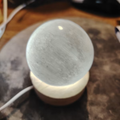 Sfera selenite piccola luce L'arcano segreto sfera-selenite