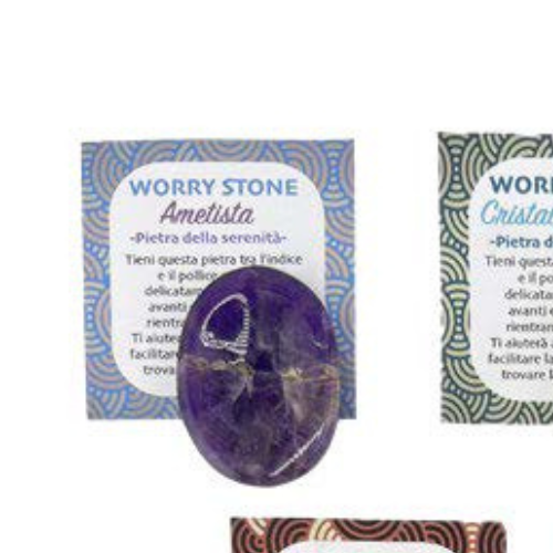 Worry stone ametista L'arcano segreto sollievo-ametista