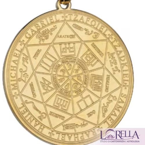 Collana sigilli dorata L'arcano segreto talismano-oro