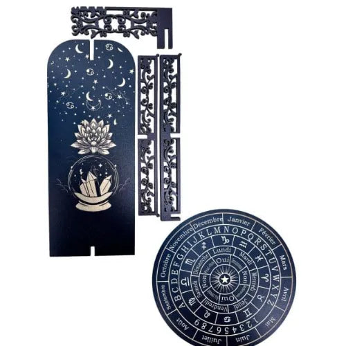 Tavola divinatoria albero della vita L'arcano segreto tavola-sole-nera-pendolo